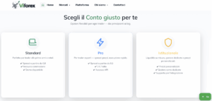 Viforex page screenshot | Cryptocoin Stock Exchange Viforex page screenshot