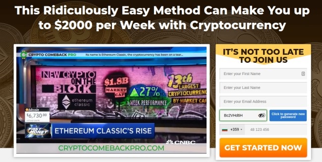 Crypto Comeback Pro Review