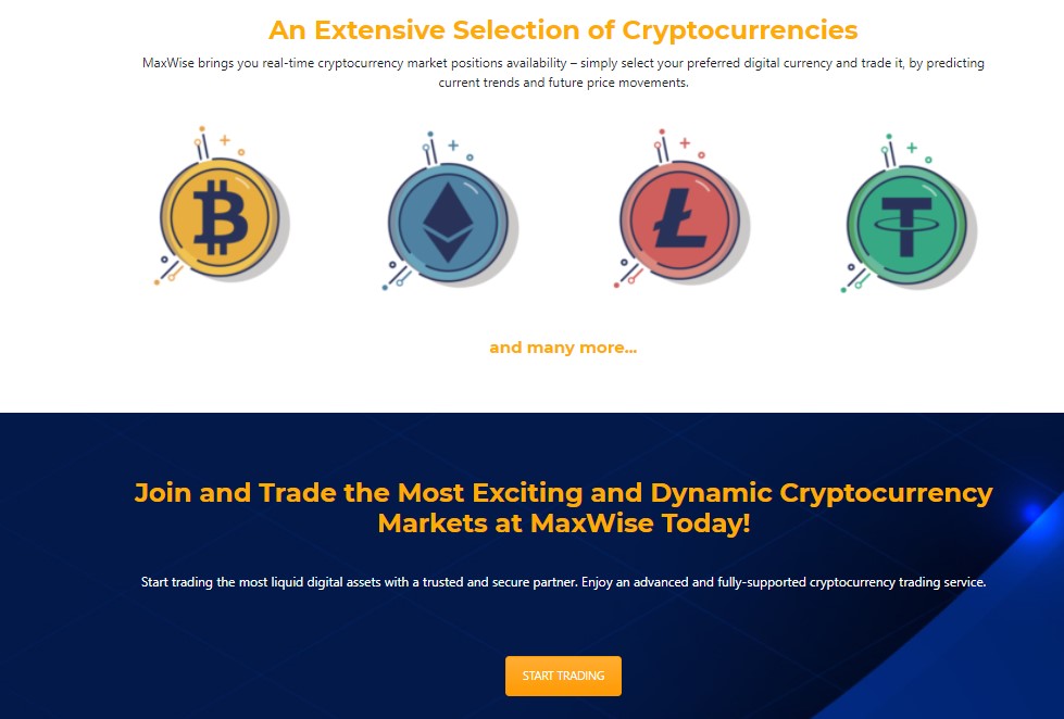 A wide variety of tradable crypto coins