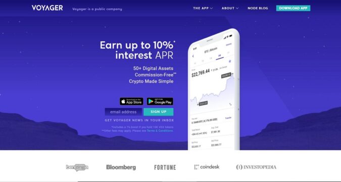 voyager reviews crypto