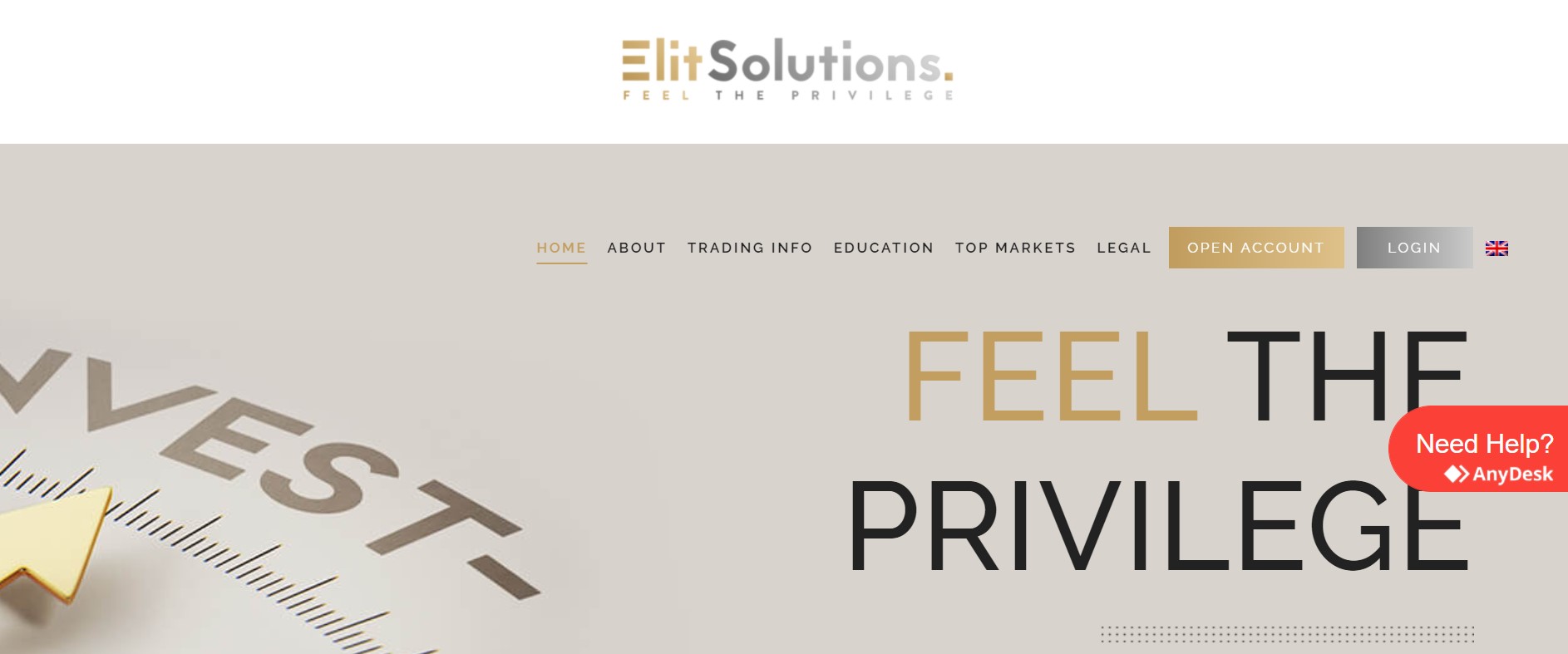 EliltSolutions website