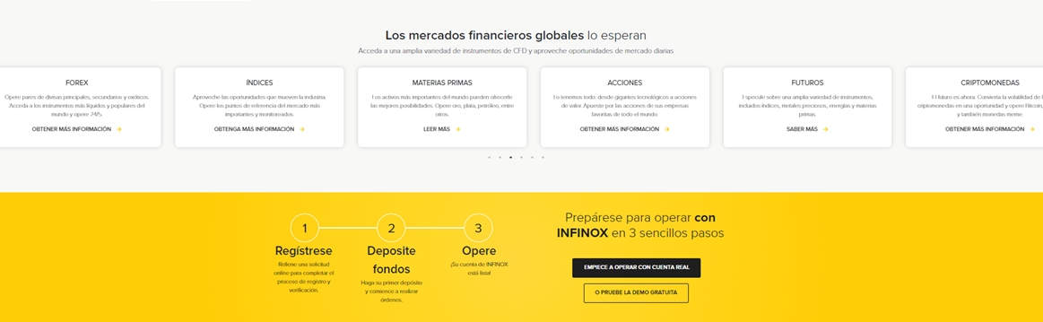 Infinox sitio web