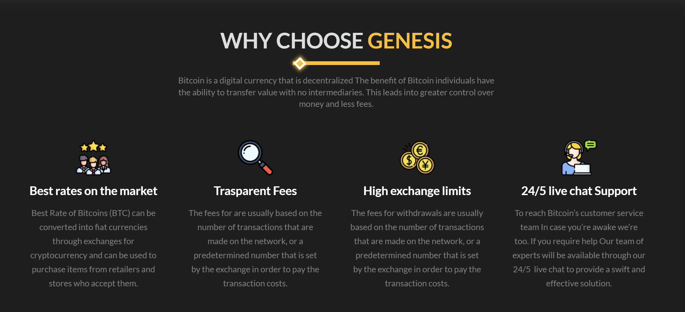 Genesis Exchange pros