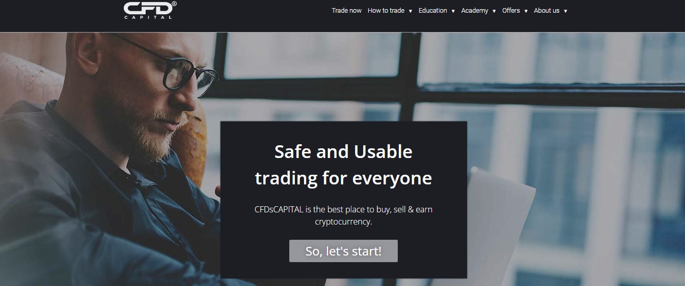 CFDsCapital website