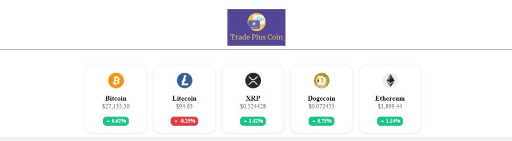 Trade Plus Coin Assets