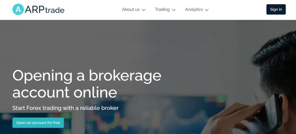 ARPtrade website