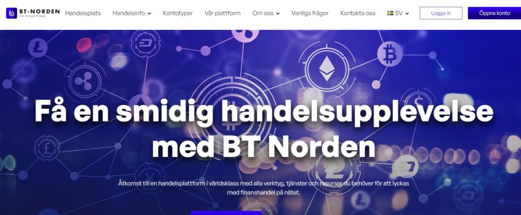 BT-Norden website