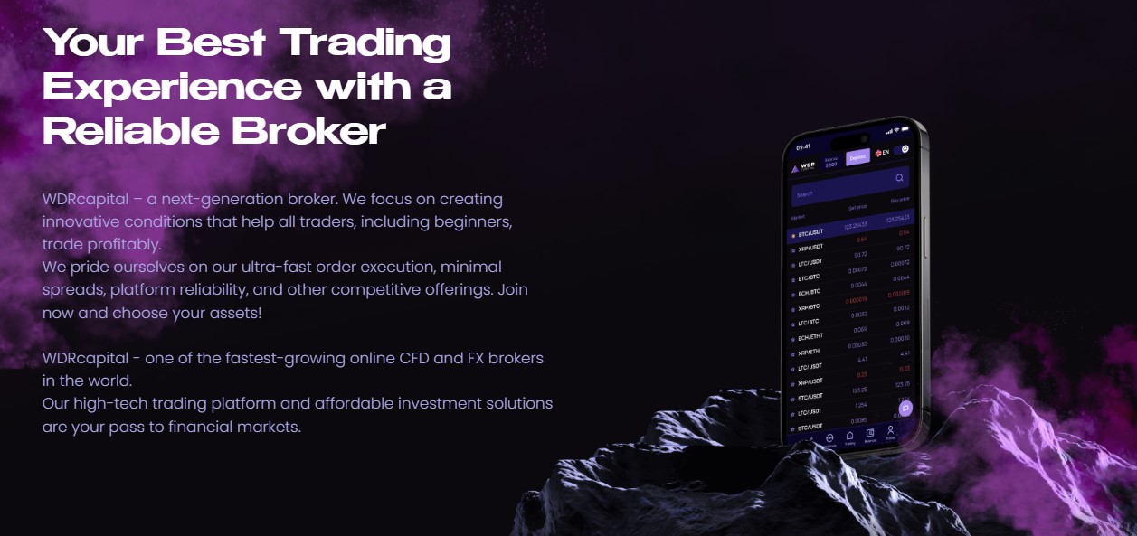 WDRcapital Trading Platform